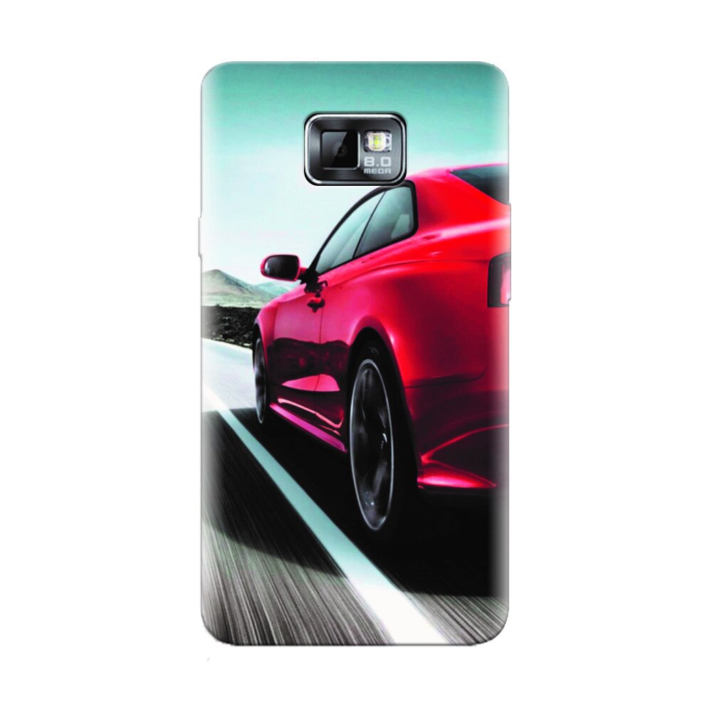Husa silicon pentru Samsung Galaxy S2, Car On Road