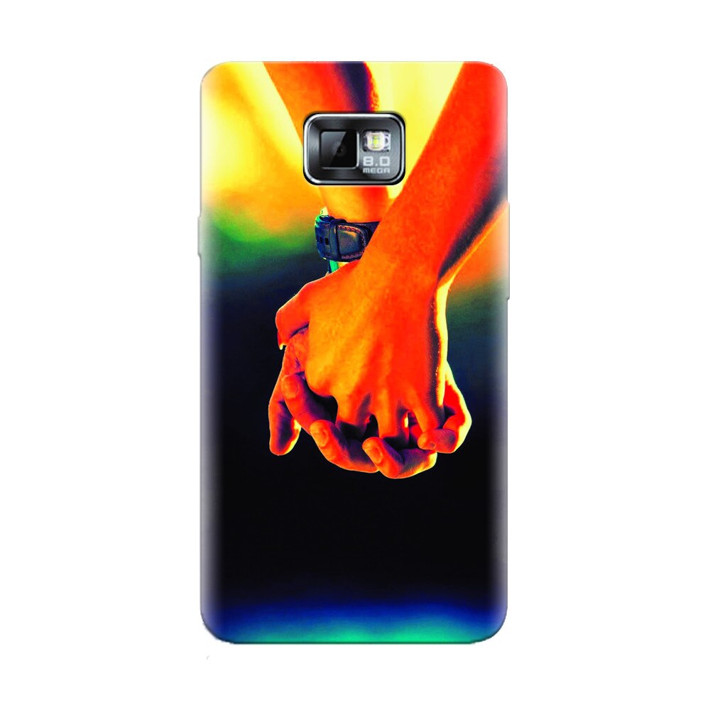Husa silicon pentru Samsung Galaxy S2, Couple Holding Hands