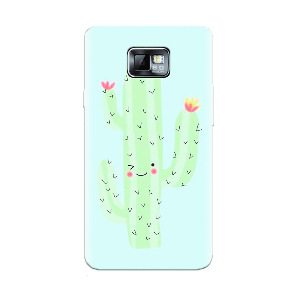 Husa silicon pentru Samsung Galaxy S2, Cactus