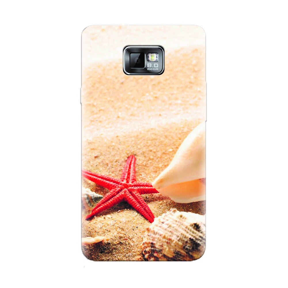 Husa silicon pentru Samsung Galaxy S2, Beach Shells And Starfish