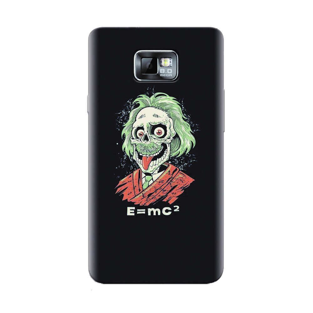 Husa silicon pentru Samsung Galaxy S2, Albert Einstein Caricature