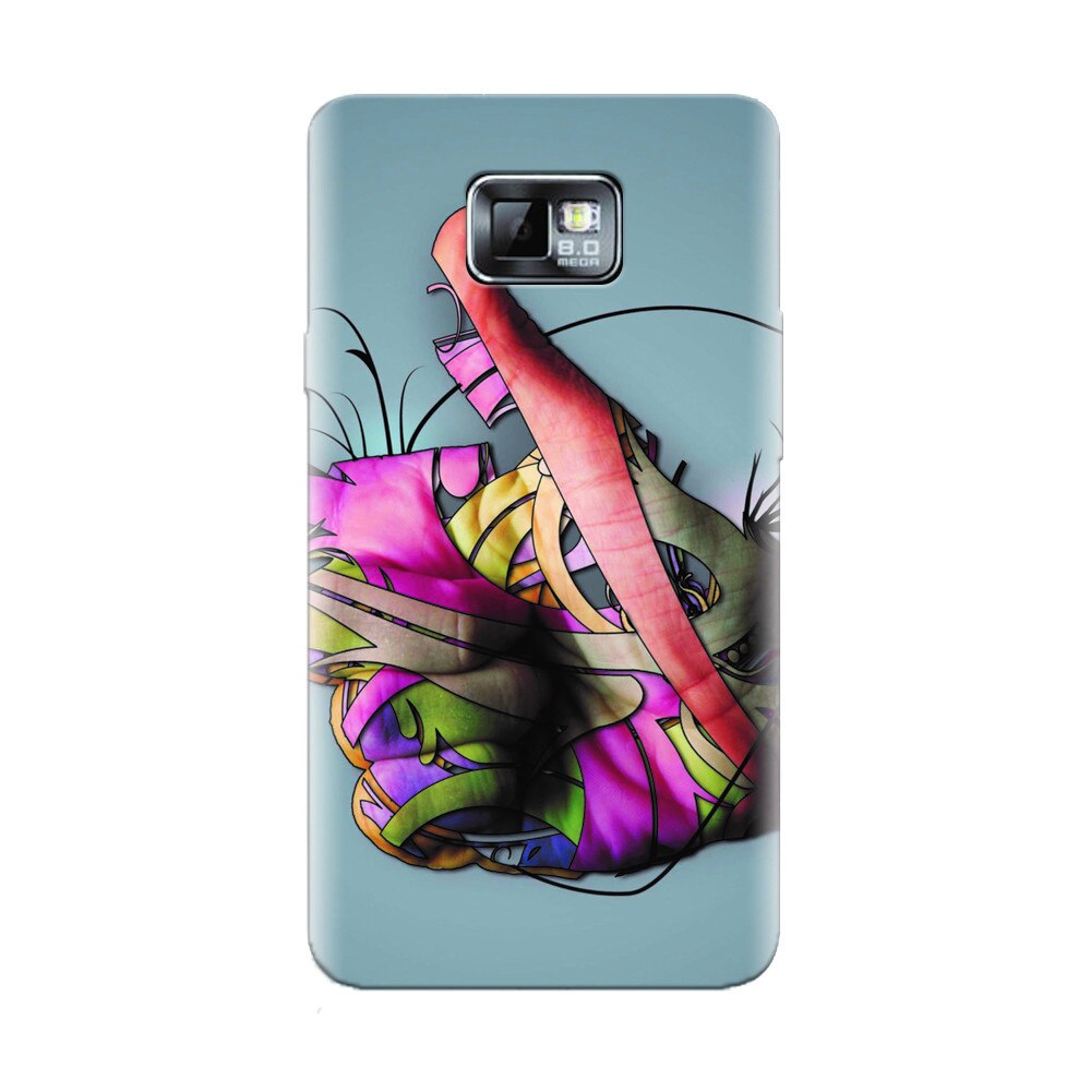 Husa silicon pentru Samsung Galaxy S2, Beautiful Hand Art