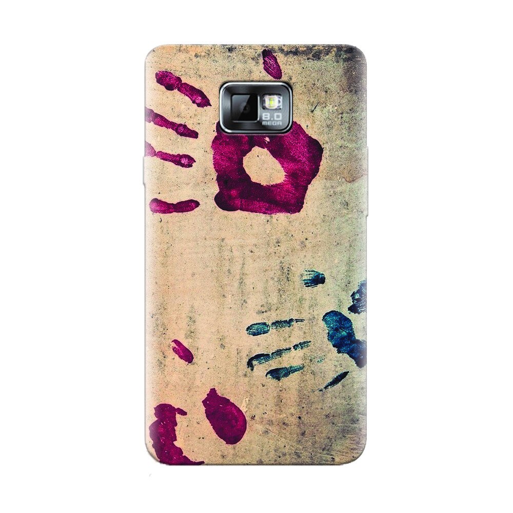 Husa silicon pentru Samsung Galaxy S2, Handprints