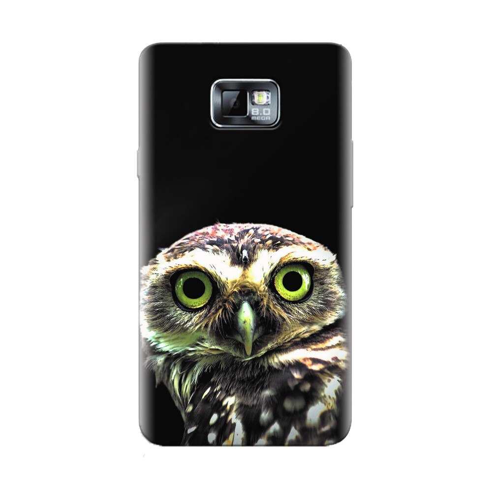 Husa silicon pentru Samsung Galaxy S2, Owl In The Dark