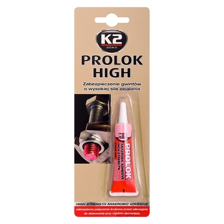 Solutie blocat suruburi puternic PROLOK HIGH 6ml K2