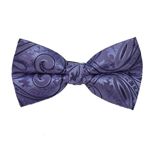 Papion clasic, Onore, microfibra, mov, imprimeu paisley
