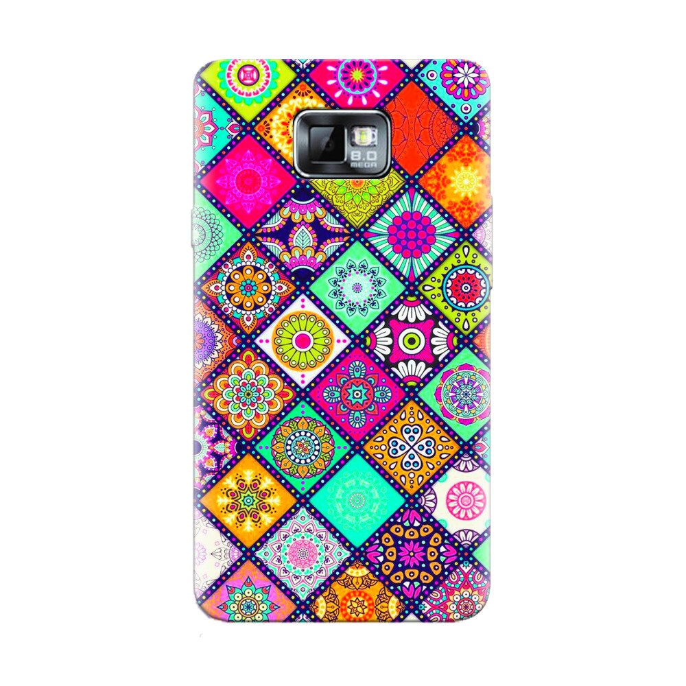 Husa silicon pentru Samsung Galaxy S2, Mandala Pattern