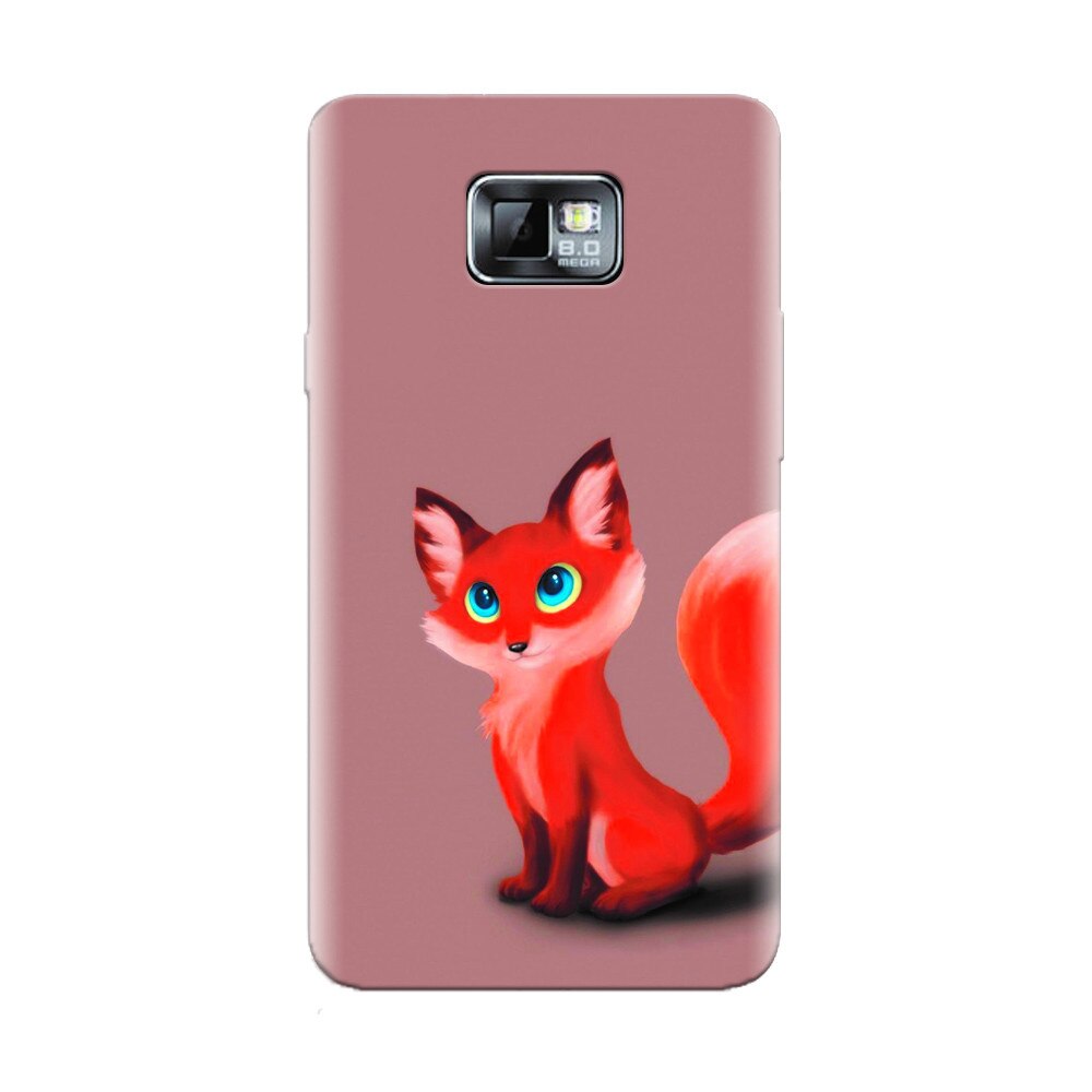 Husa silicon pentru Samsung Galaxy S2, Fox Cartoon Animal And