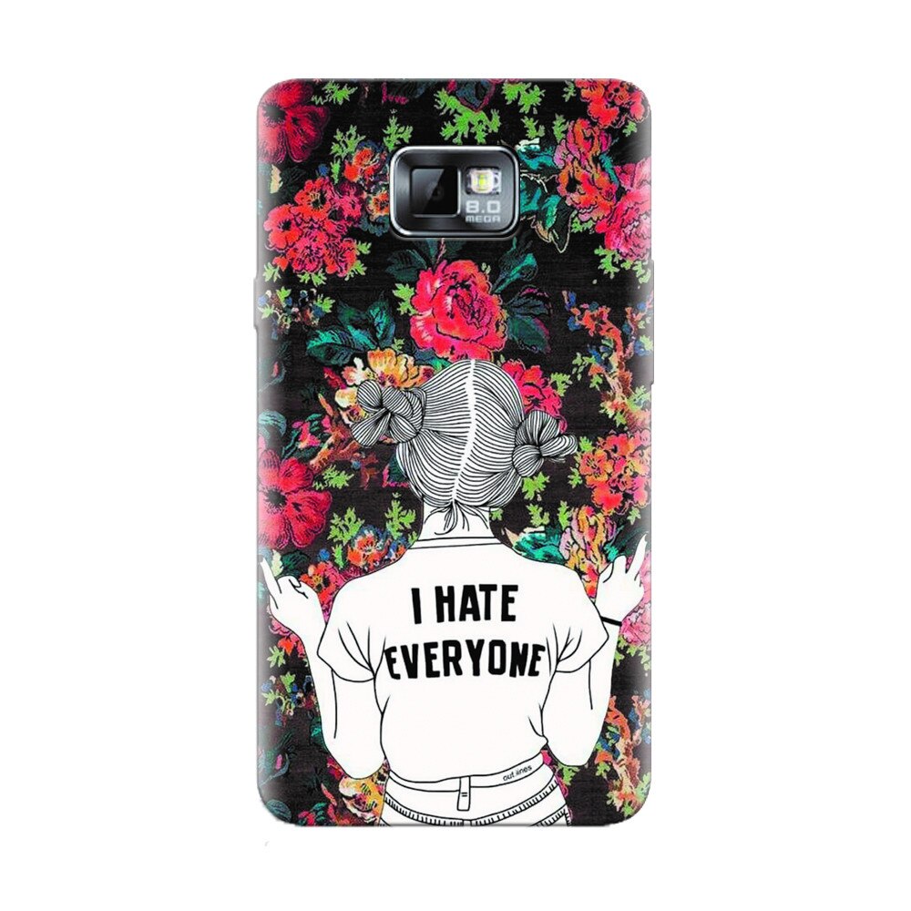 Husa silicon pentru Samsung Galaxy S2, I Hate Everyone