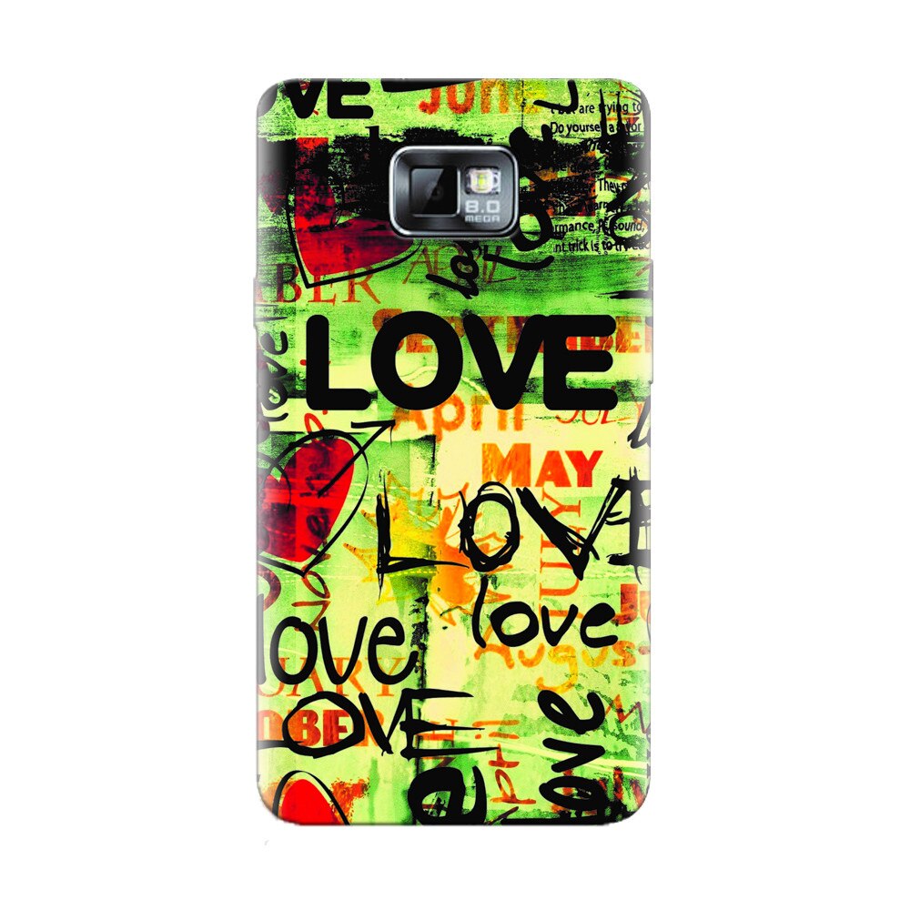 Husa silicon pentru Samsung Galaxy S2, Love Artwork