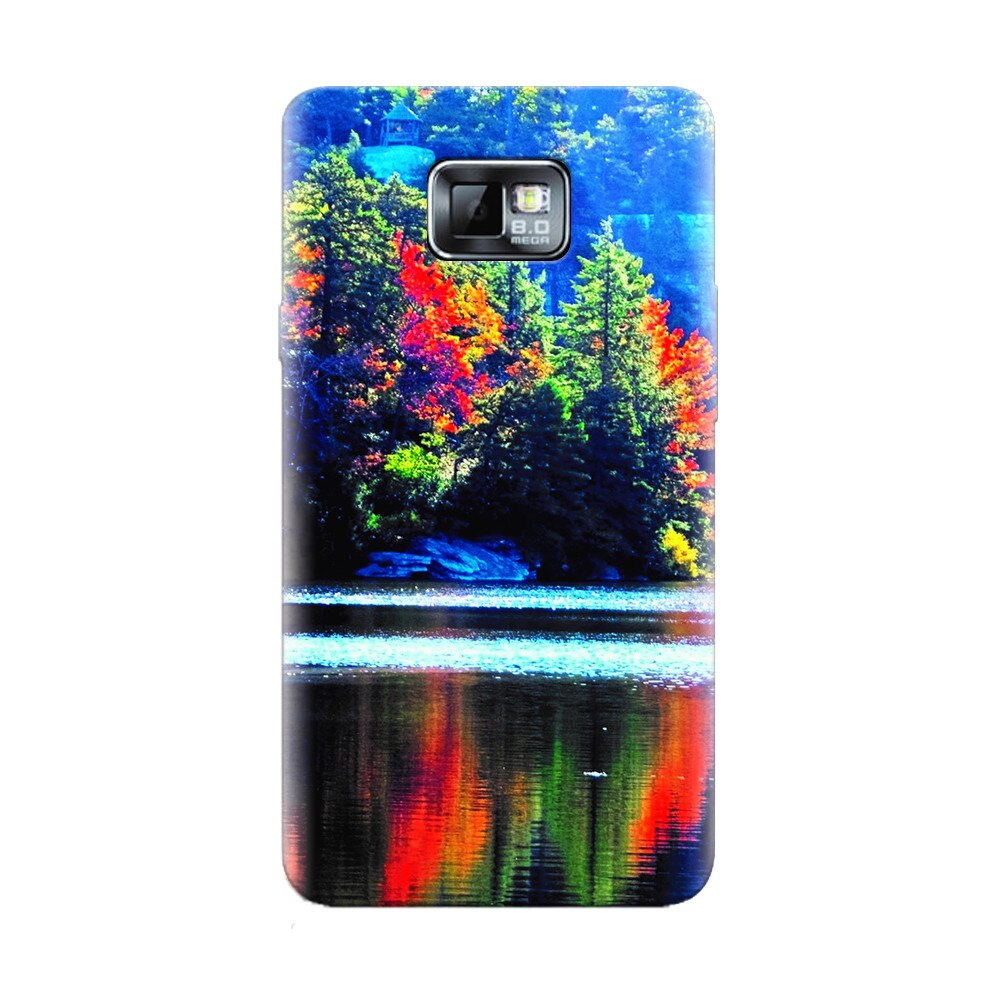 Husa silicon pentru Samsung Galaxy S2, Lake Minnewaska Autumn
