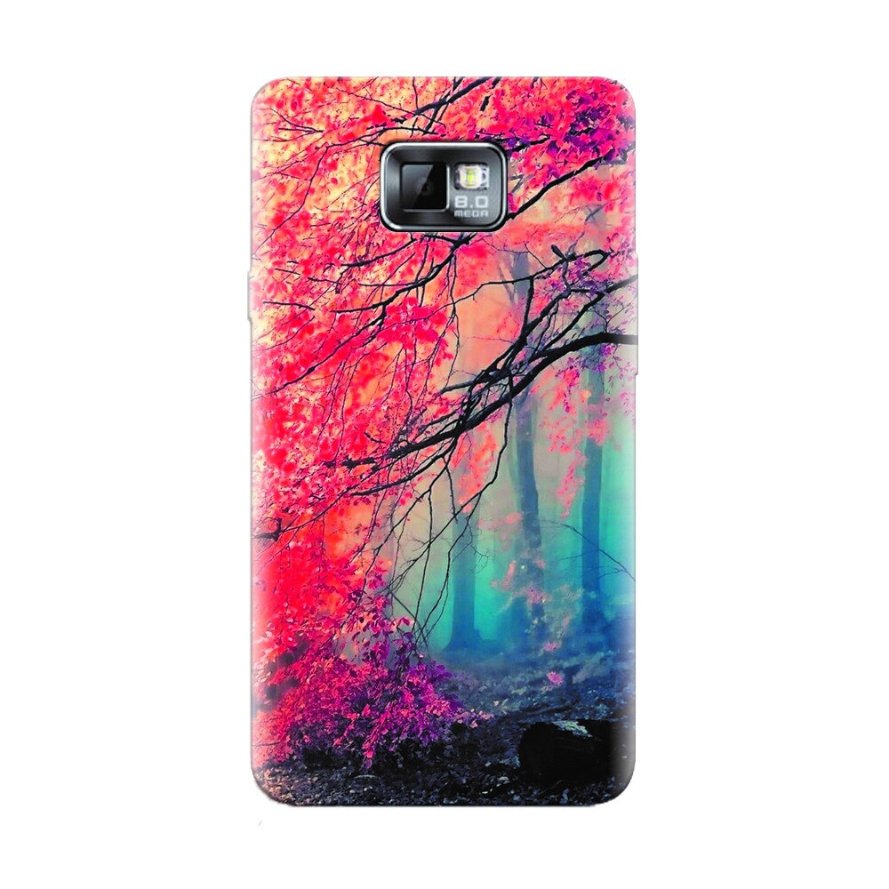 Husa silicon pentru Samsung Galaxy S2, Morning Fog Inest Nature