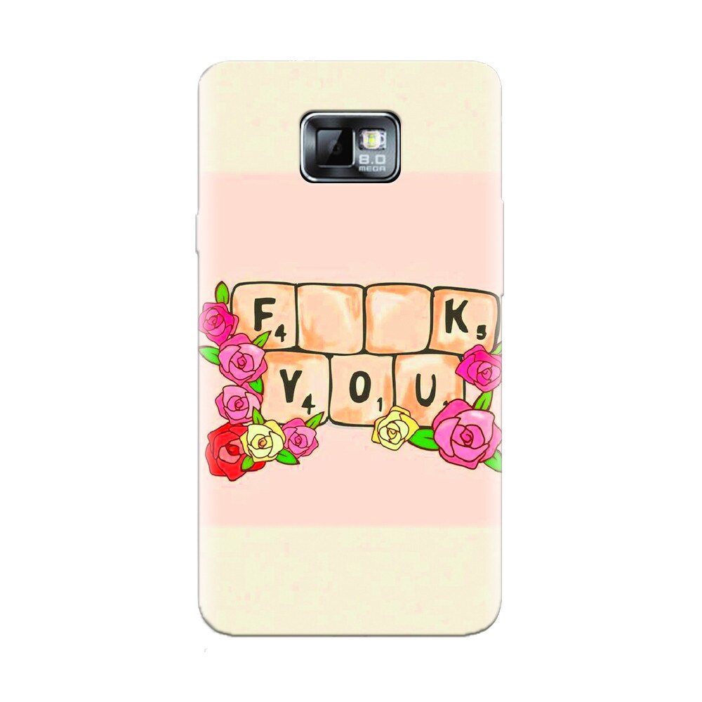 Husa silicon pentru Samsung Galaxy S2, Scrabble