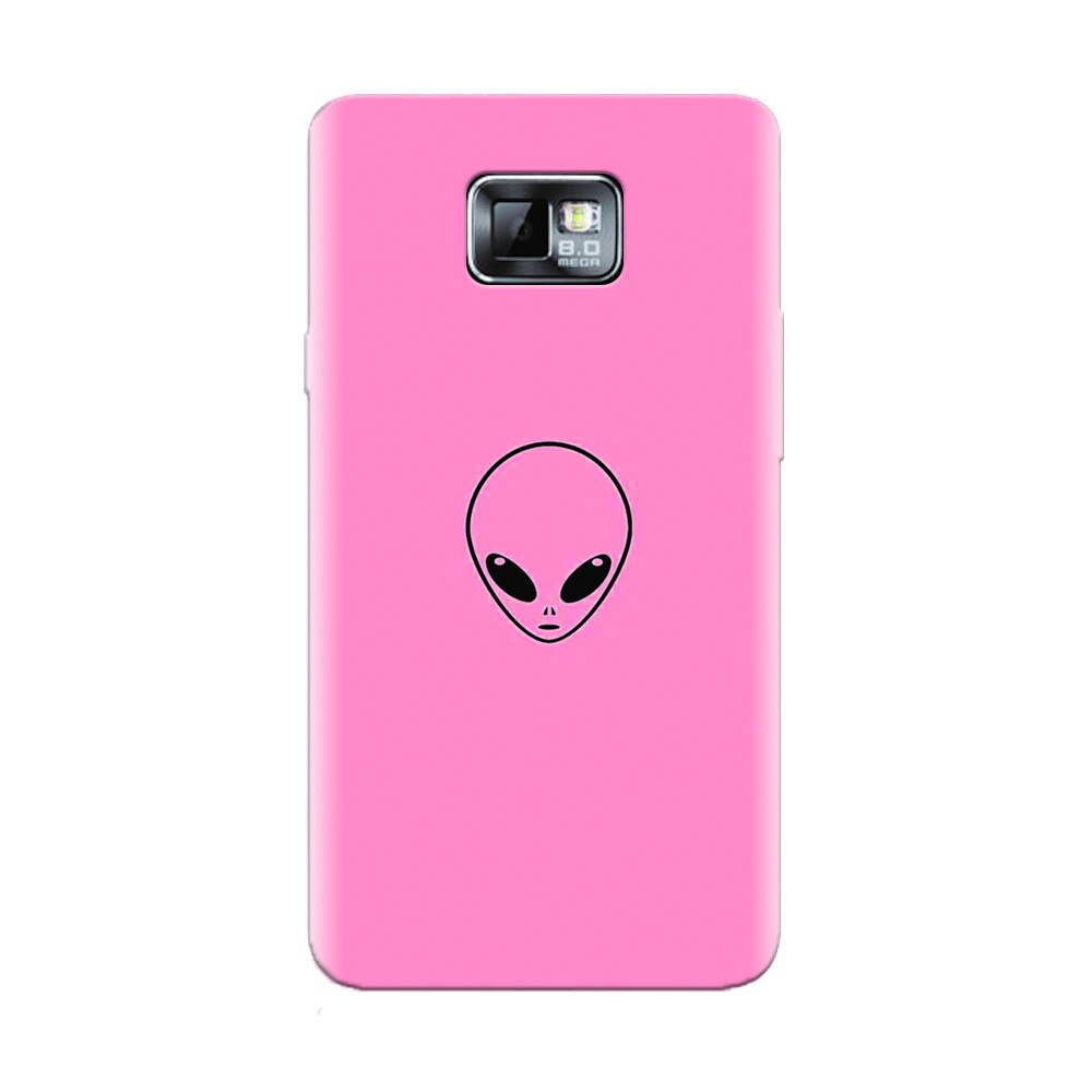 Husa silicon pentru Samsung Galaxy S2, Pink Alien