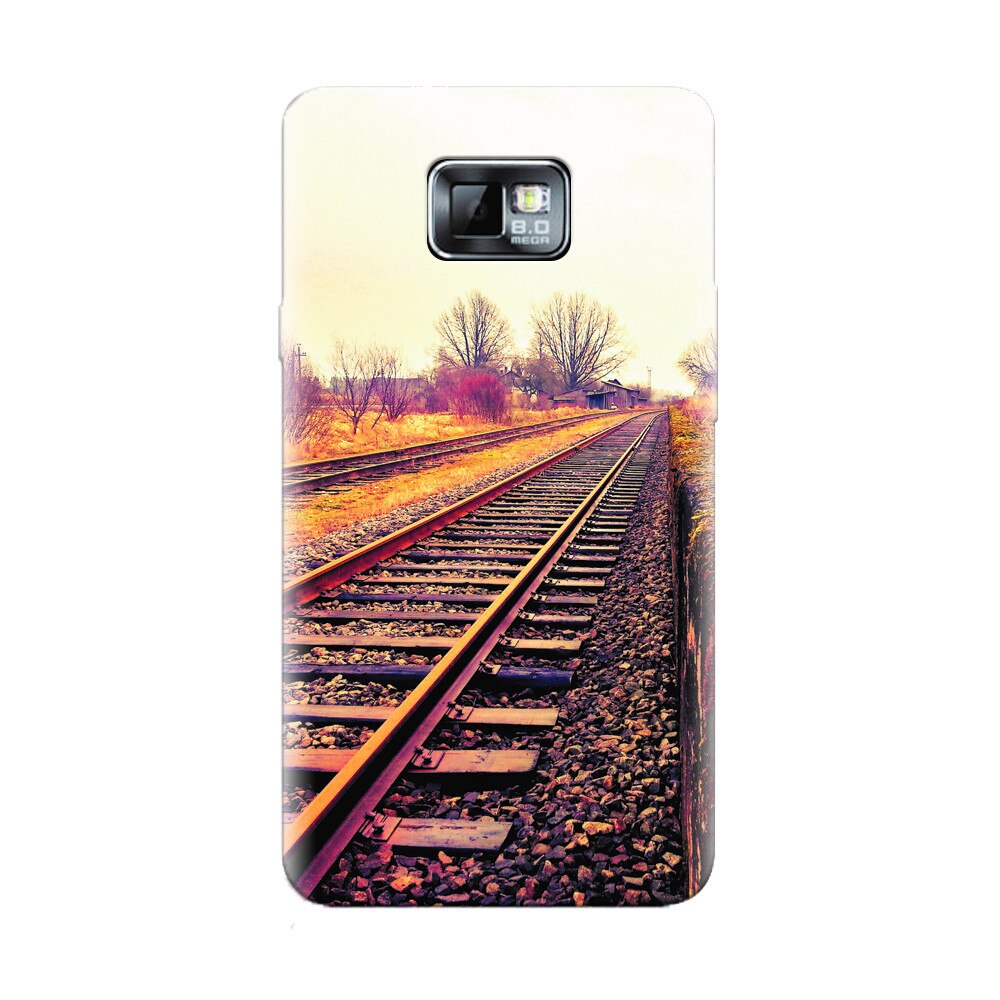 Husa silicon pentru Samsung Galaxy S2, Railroad