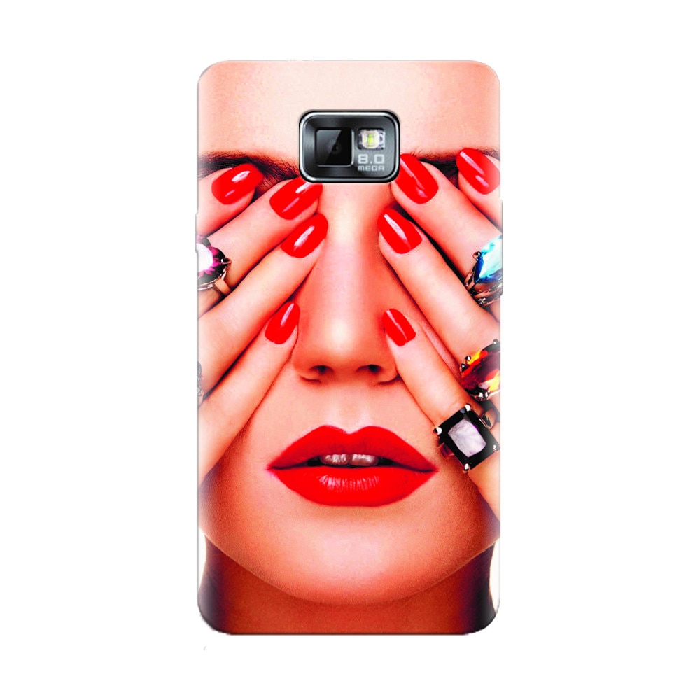 Husa silicon pentru Samsung Galaxy S2, Rings On All Fingers