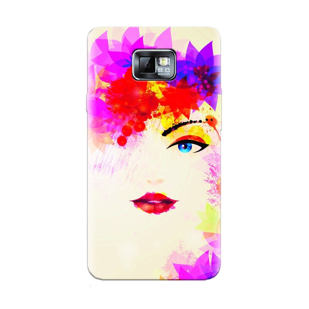 Husa silicon pentru Samsung Galaxy S2, Pretty Face