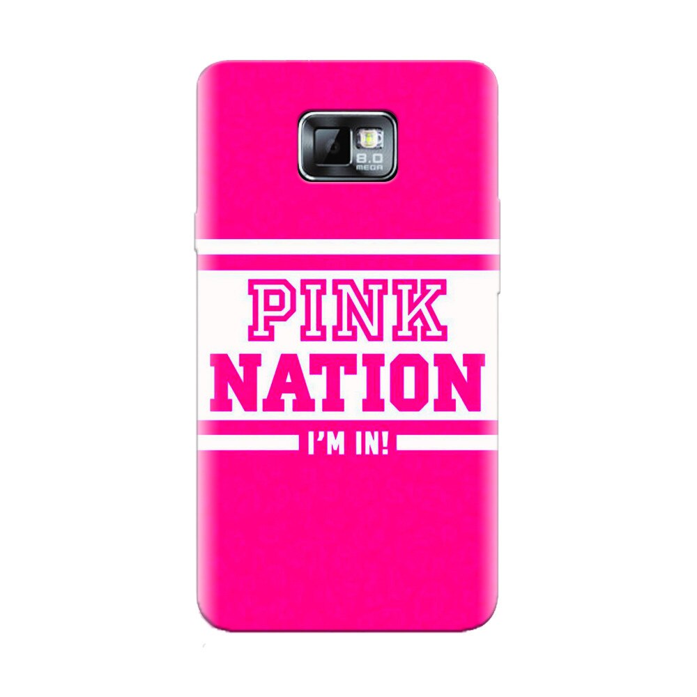 Husa silicon pentru Samsung Galaxy S2, Pink Nation