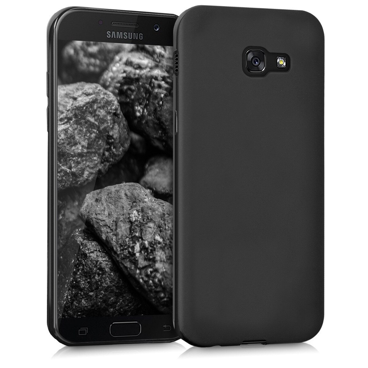 Husa TPU Silicon Mat Samsung Galaxy A5 2017 Negru