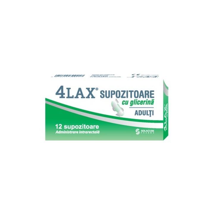 4 Lax supozitoare cu glicerina pentru adulti 12 supozitoare
