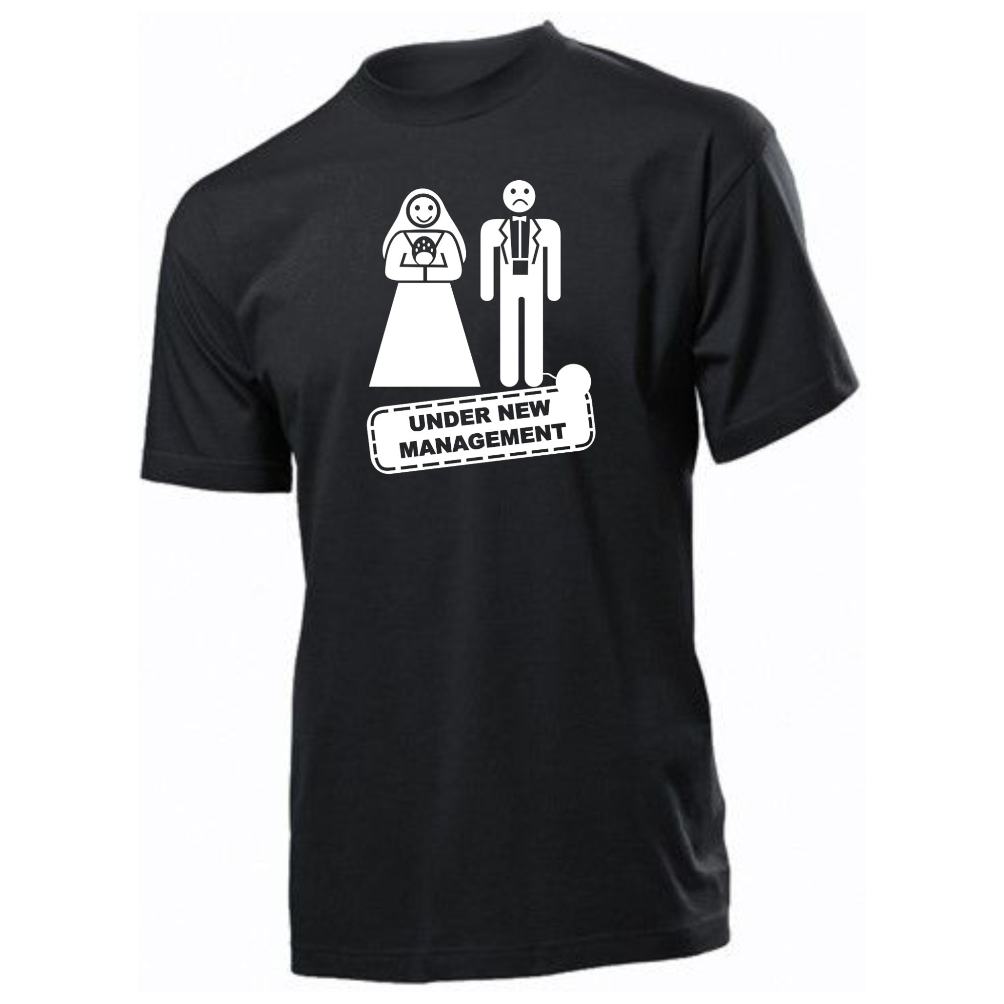 Tricou personalizat, bumbac, Stedman, unisex, negru, marime L, personalizare 