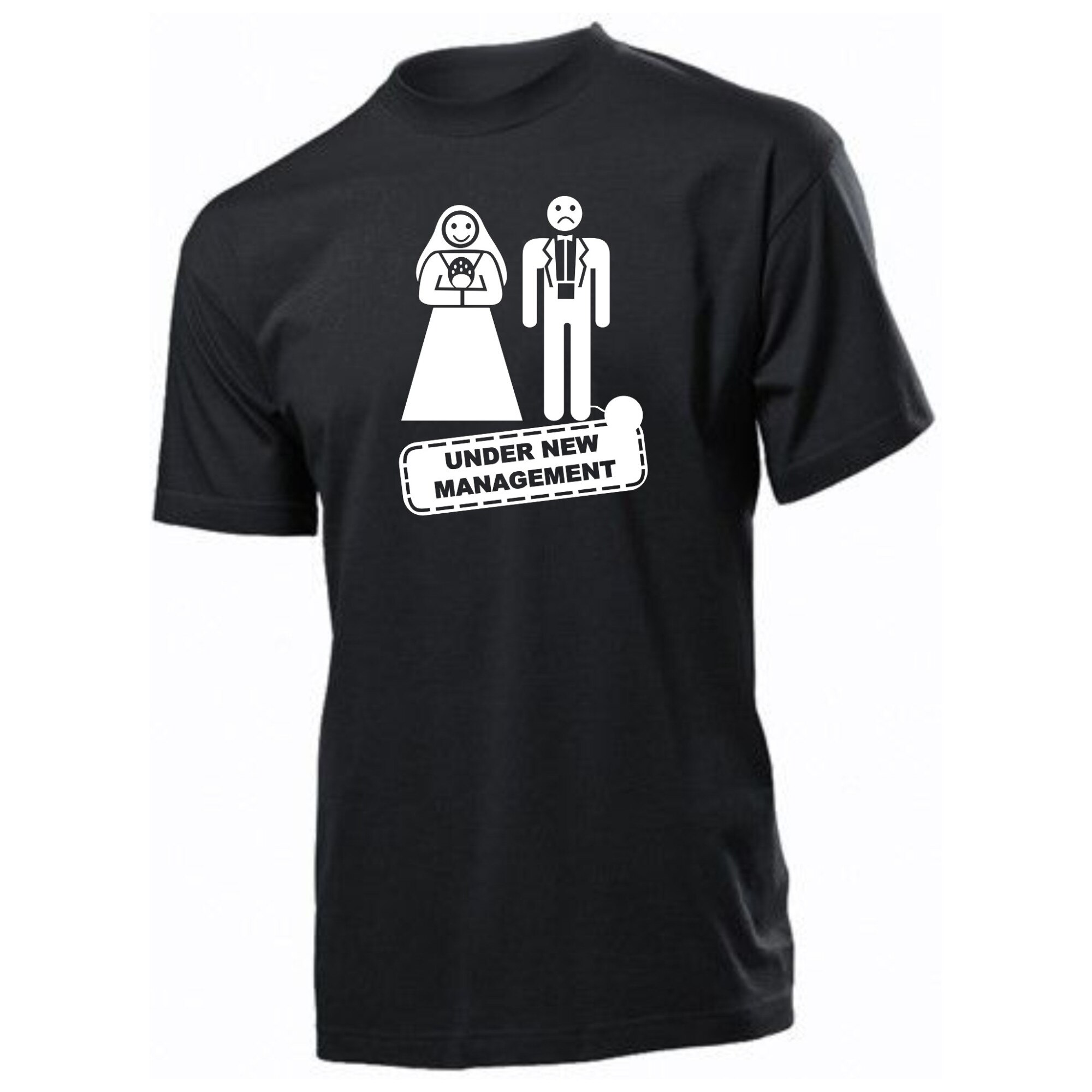 Tricou personalizat, bumbac, Stedman, unisex, negru, marime S, personalizare 