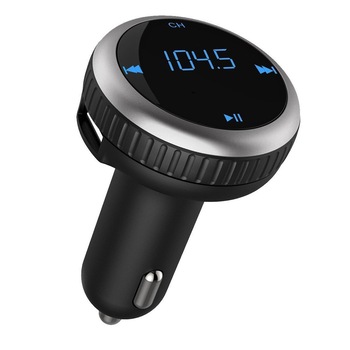 Modulator FM, MP3 player,FM kit, bluetooth, 2xUSB, 5V/2.1A, USB/MicroSD audio player suport pentru Apple iPhone iPod iPad Samsung Huawei Android Smartphone, negru, BT69 Modulator FM, MP3 player,FM kit, bluetooth, 2xUSB, 5V/2.1A, USB/MicroSD audio player suport pentru Apple iPhone iPod iPad Samsung Huawei Android Smartphone, negru, BT69