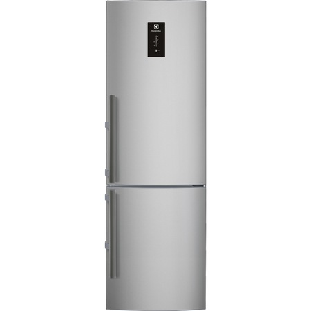 Combina frigorifica Electrolux EN3854MOX, 349 l, Clasa A++, H 201 cm, Display, Touch control, Inox antiamprenta