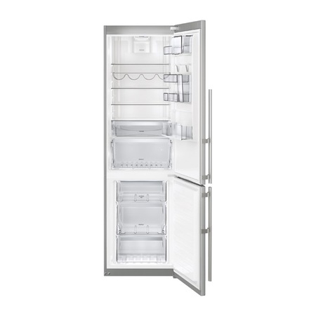Combina frigorifica Electrolux EN3889MFX, 350 l, Clasa A++, Full No Frost H 200 cm, Display, Touch control, Inox antiamprenta
