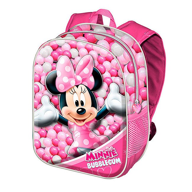 Ghiozdan scoala Minnie Bubble 3D 38cm