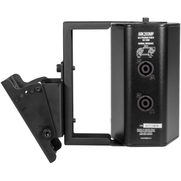 Coloana de sunet cu montare pe perete 50W AES, ARK203MPBK, Music & Lights