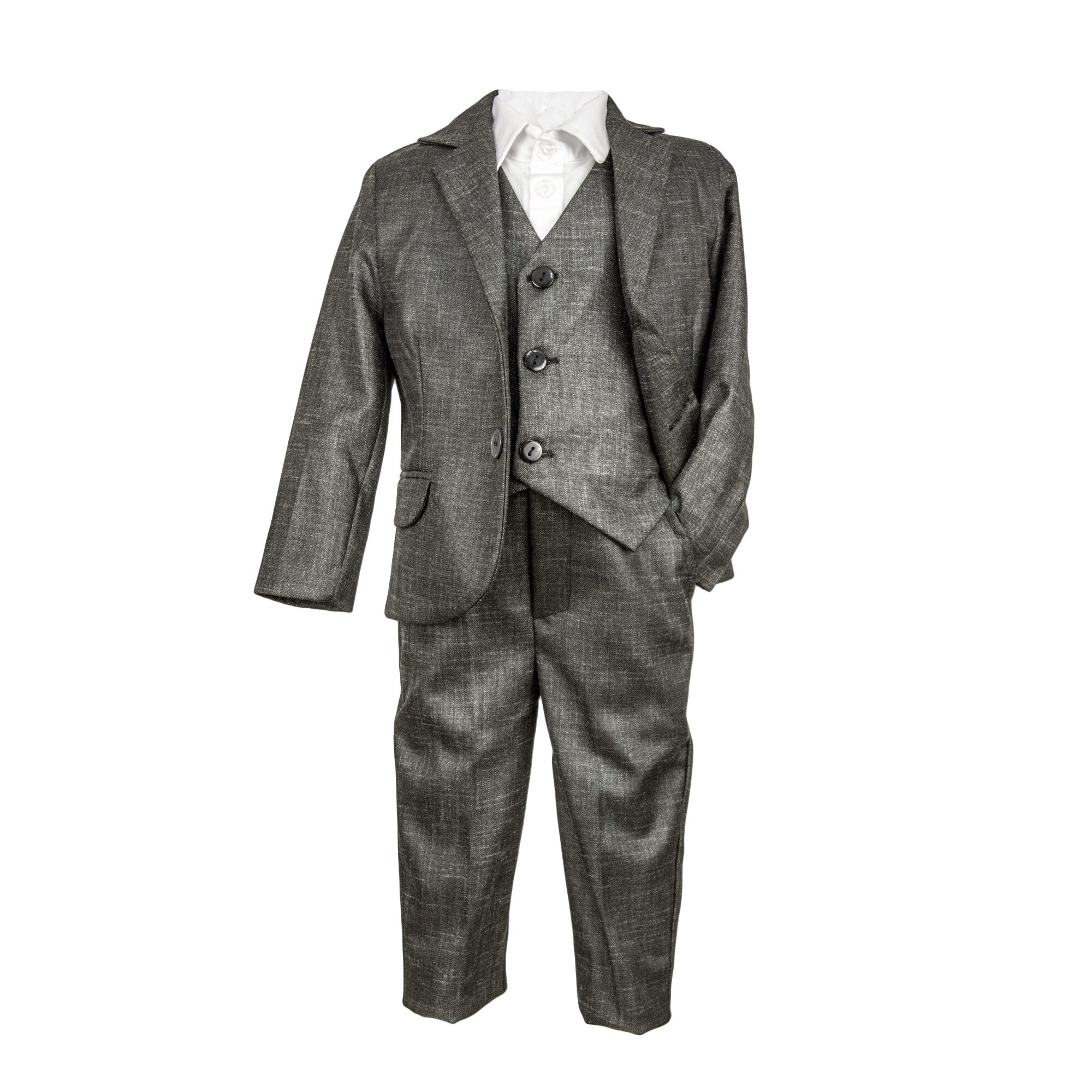 Costum Gray trei piese, pentru baieti