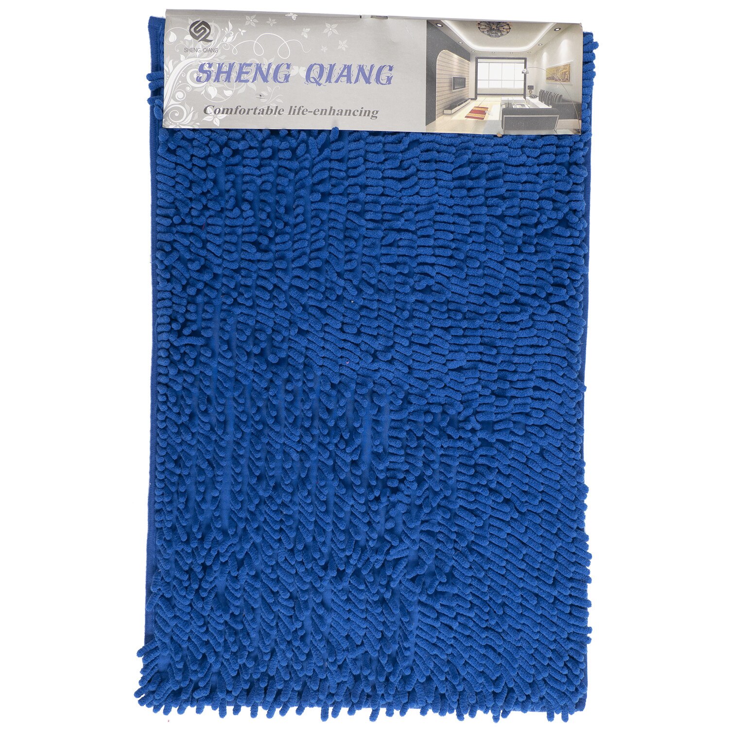 Covoras baie Gemma 60x40 cm albastru