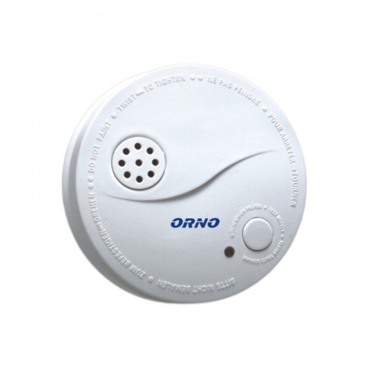 Senzor de fum Orno Or-dc-609, Baterie, Alb