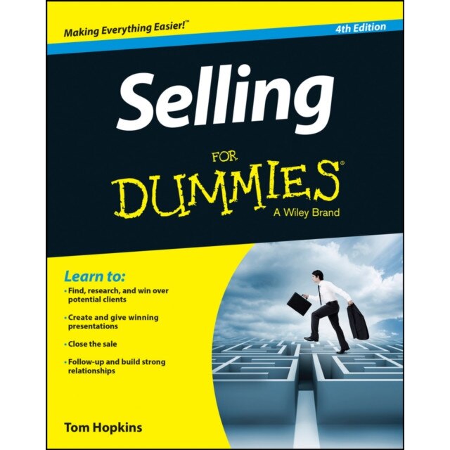 Selling For Dummies de Tom Hopkins