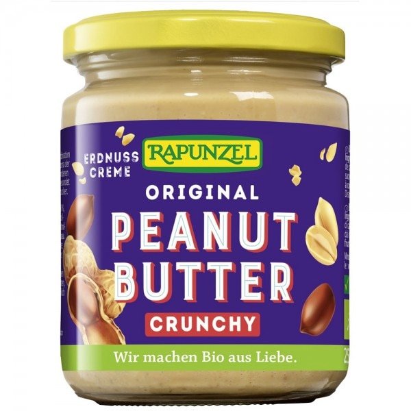 Unt de arahide bio vegan crocant 250 gr