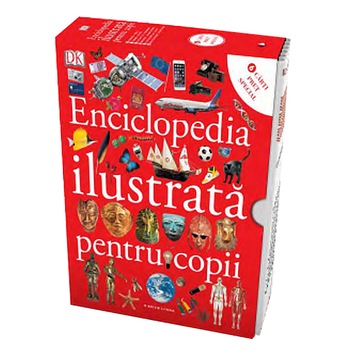 Set enciclopedia ilustrata pentru copii, 6 carti Set enciclopedia ilustrata pentru copii, 6 carti