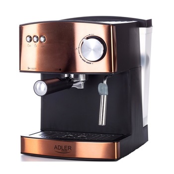 Espressor profesional ADLER AD 4404cr, 850W, 15 bar, 1.6l, Aramiu Espressor profesional ADLER AD 4404cr, 850W, 15 bar, 1.6l, Aramiu