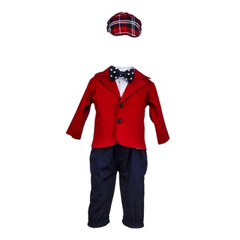 Costum botez Rosu, varsta 3 luni Costum botez Rosu, varsta 3 luni