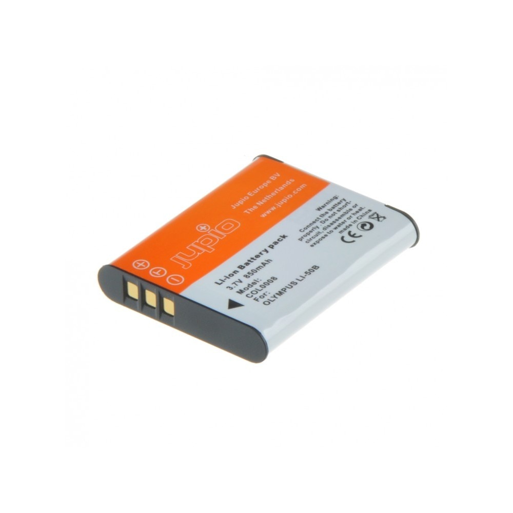 Acumulator Jupio tip Casio Li-50B/ D-Li92/ DB-100/ NP-150/ LB-050 850 mAh, pentru u 1010, u 1020, u 1030, u 1030SW, u 1030SW, u 5010, u 6020, u 9000, u 9010, u Tough 1030SW, u Tough 6000 si altele