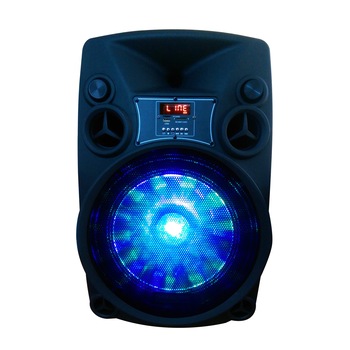 Boxa profesionala Temeisheng ,putere 600W pentru Karaoke, USB, SD Card, Radio FM, Bluetooth, Telecomanda si Microfon, cu Lumini pe Difuzor Boxa profesionala Temeisheng ,putere 600W pentru Karaoke, USB, SD Card, Radio FM, Bluetooth, Telecomanda si Microfon, cu Lumini pe Difuzor