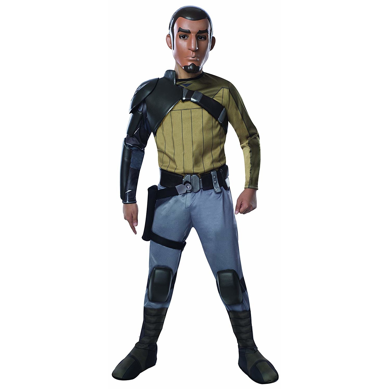 Costum de carnaval pentru copii cu masca, Rubie's Official Disney Star Wars Kanan Deluxe, marimea S