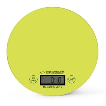 Cantar de Bucatarie cu Afisaj LCD, Capacitate 5 kg, Diametru 20cm, Culoare Verde Cantar de Bucatarie cu Afisaj LCD, Capacitate 5 kg, Diametru 20cm, Culoare Verde