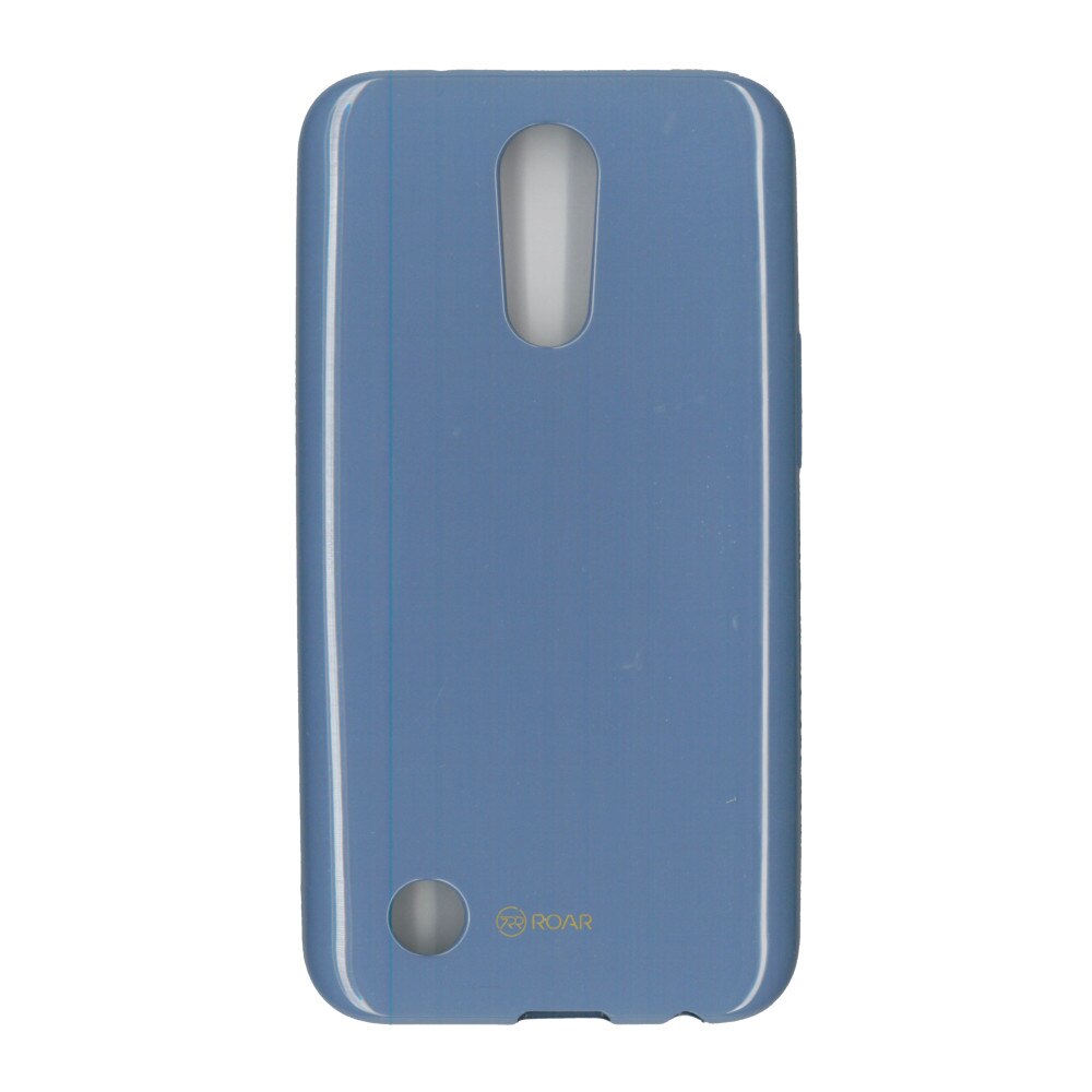 Husa din silicon lucios, Roar LA-LA Glaze , pentru LG K10 2017, bleu