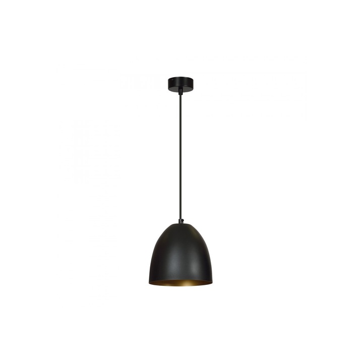 Полилей Emibig Lenox, 1X60W, Черен, E27