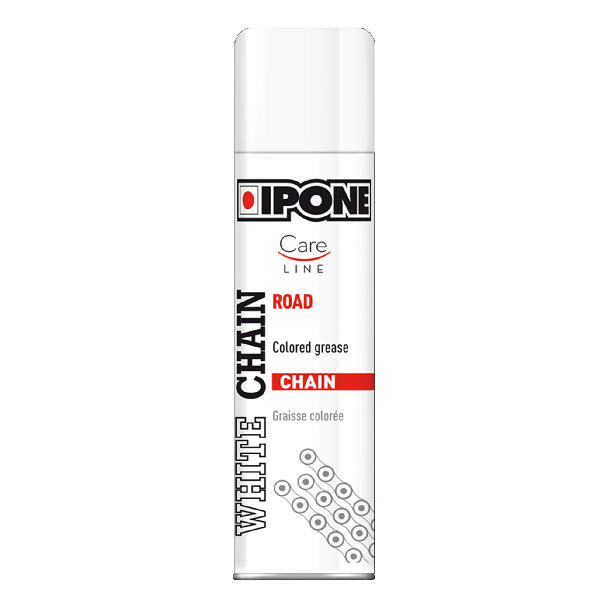Spray ungere lant, IPONE White Chain, Alb, Unsoare colorata, 0.250L