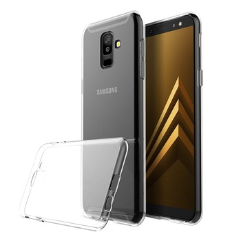 Husa de protectie ultraslim pentru Samsung Galaxy A6 Plus, transparent Husa de protectie ultraslim pentru Samsung Galaxy A6 Plus, transparent