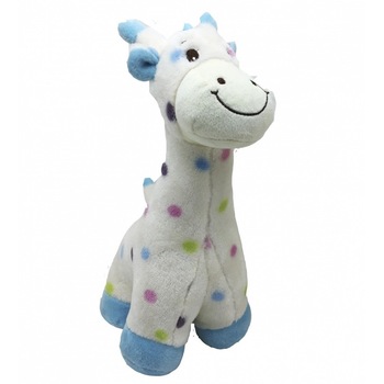 Jucarie de plus Axiom Kropeczka, Girafa, 30 cm, Alb/Albastru Jucarie de plus Axiom Kropeczka, Girafa, 30 cm, Alb/Albastru