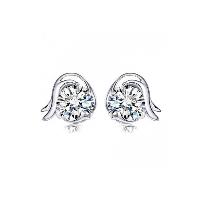 Cercei din argint cu Zodia Capricorn