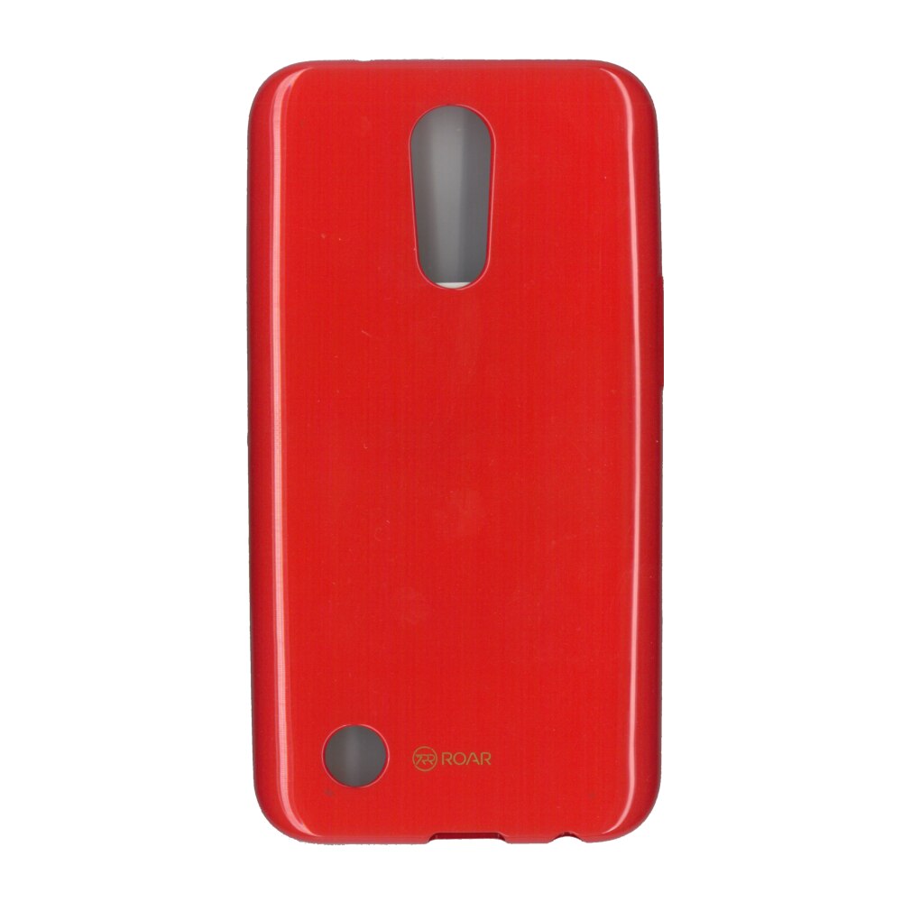 Husa din silicon lucios, Roar LA-LA Glaze, pentru LG K10 2017, rosu